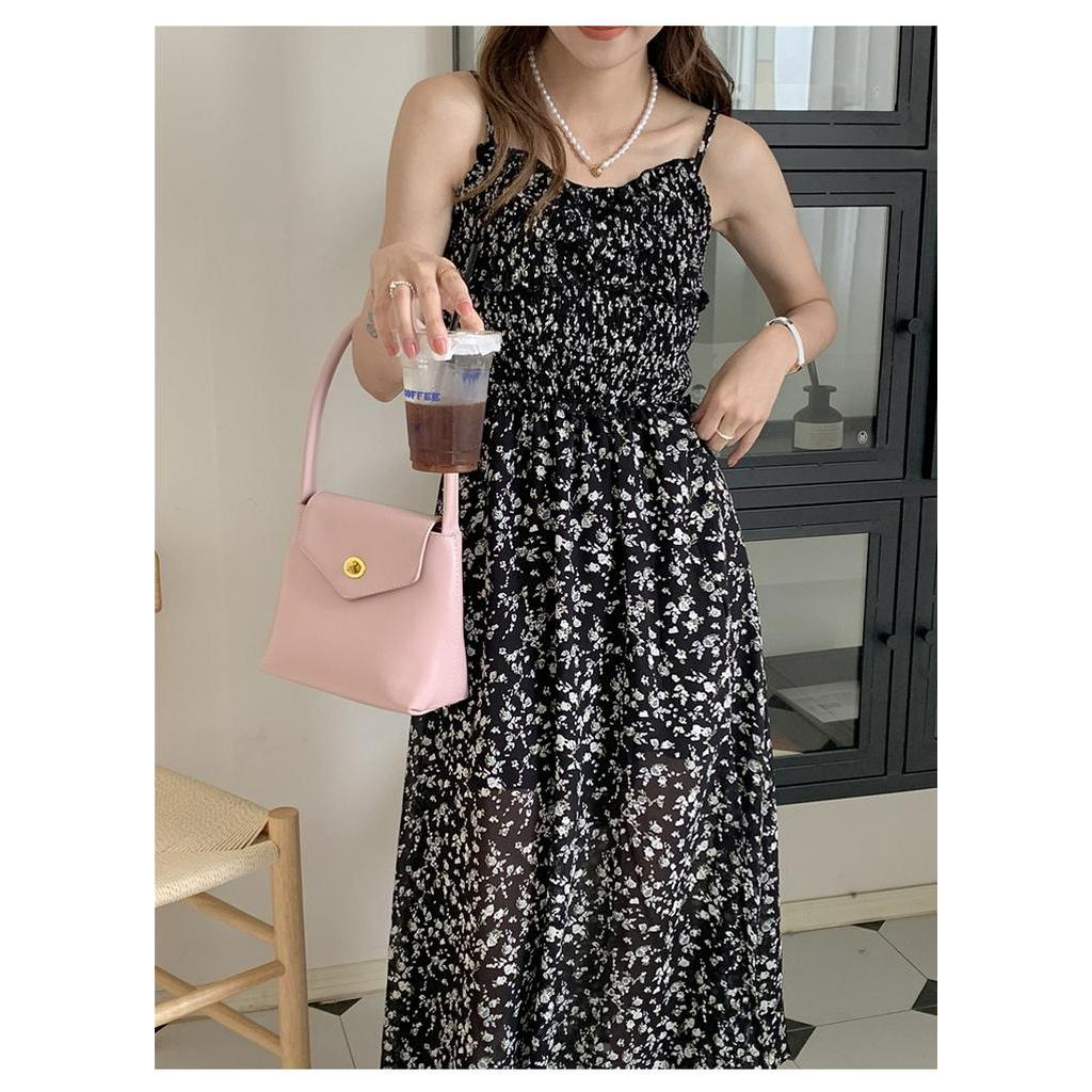 Đầm Hoa Màu Đen Phong Cách Pháp Thời Trang Xuân Hè 63986