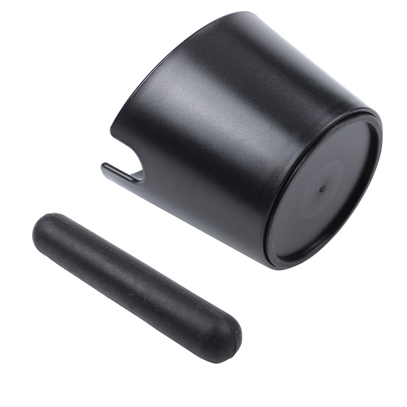 Espresso Slag Knocking on the Door with Rod Base Gift (Round) Black#HAVN