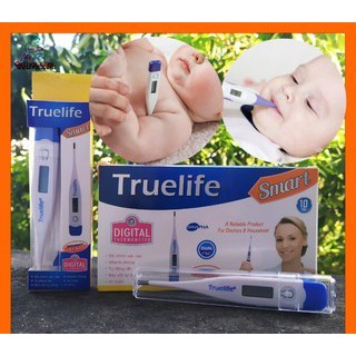Nhiệt kế điện tử Truelife, cho kết quả chính xác, theo dõi nhiệt độ cơ thể an toàn cho bé và gia đình.