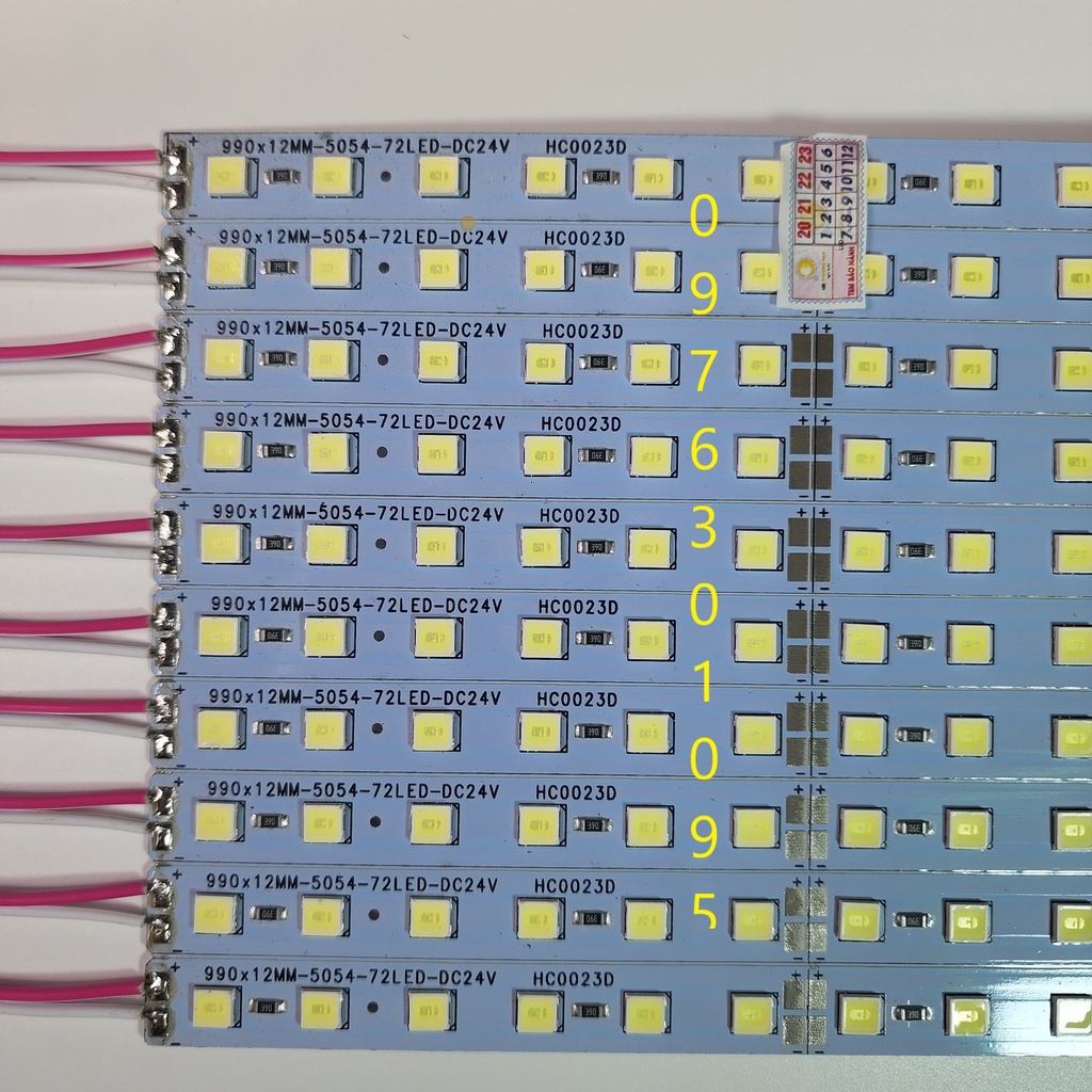 Đèn Led 24v, Led Thanh 24v 1m xài bình acquy