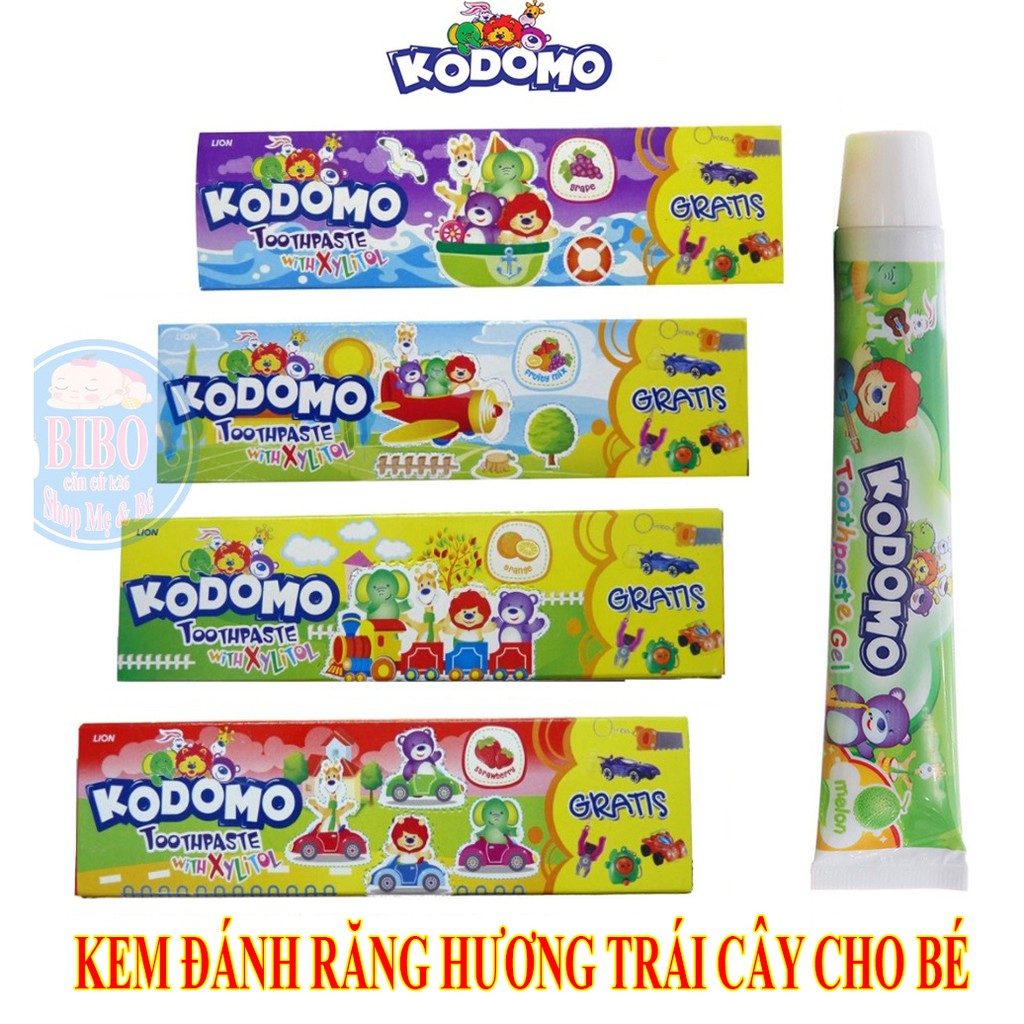 KEM ĐÁNH RĂNG TRẺ EM KODOMO THÁI LAN