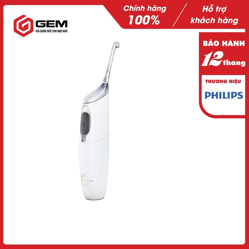 Tăm nước Philips Sonicare AirFloss Ultra HX8438/01 Màu trắng - Tăm nước du lịch cầm tay. [NHẬP ĐỨC]