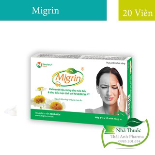 Migrin New - Ưu việt cho bệnh nhân đau nửa đầu, thiếu máu não mãn tính