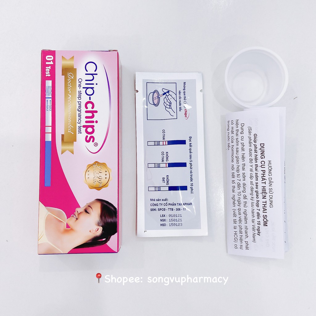 Que thử thai Chip Chip - Chính xác, nhanh  chóng