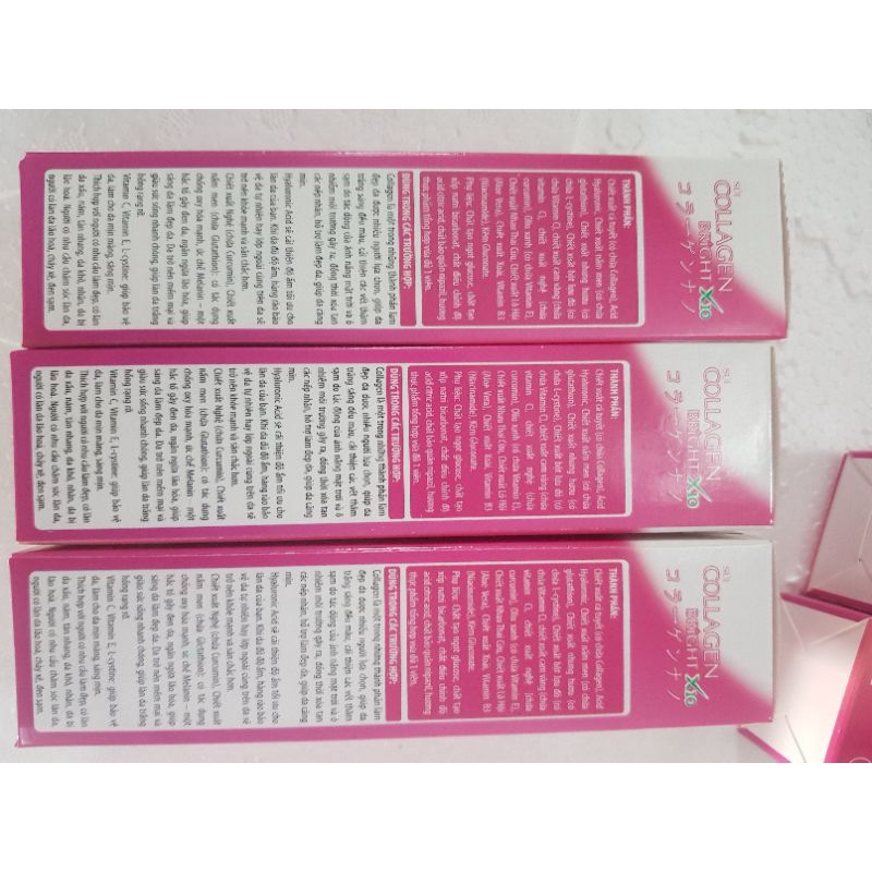 Viên Sủi Collagen X10 collagen đẹp da trắng sáng tự nhiên sạch nám tàn nhanh hiệu quả tuýp 20 viên