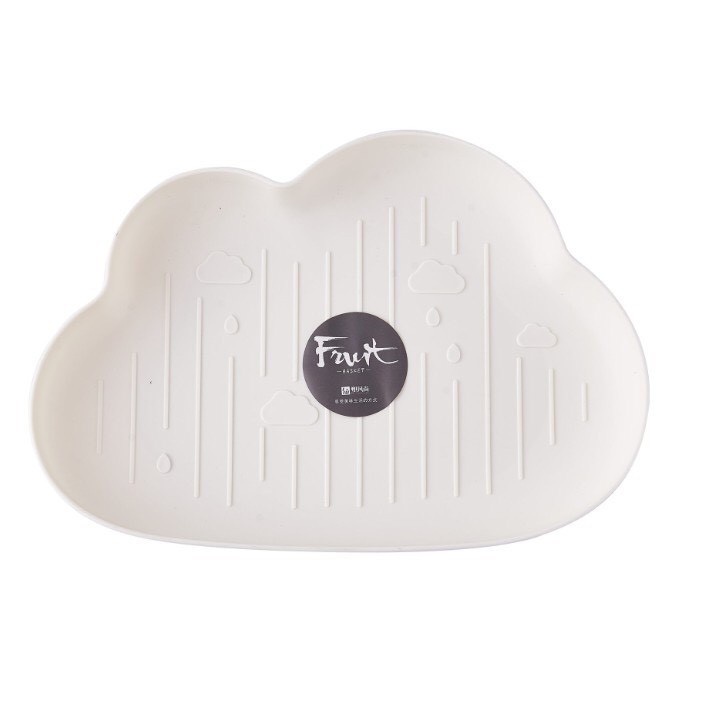 Khay Nhựa Hình Đám Mây Đựng Đồ Ăn Dặm Cho Bé Chất Liệu PP An Toàn Chống Vỡ Phù Hợp Với ADKN, BLW, ADTT