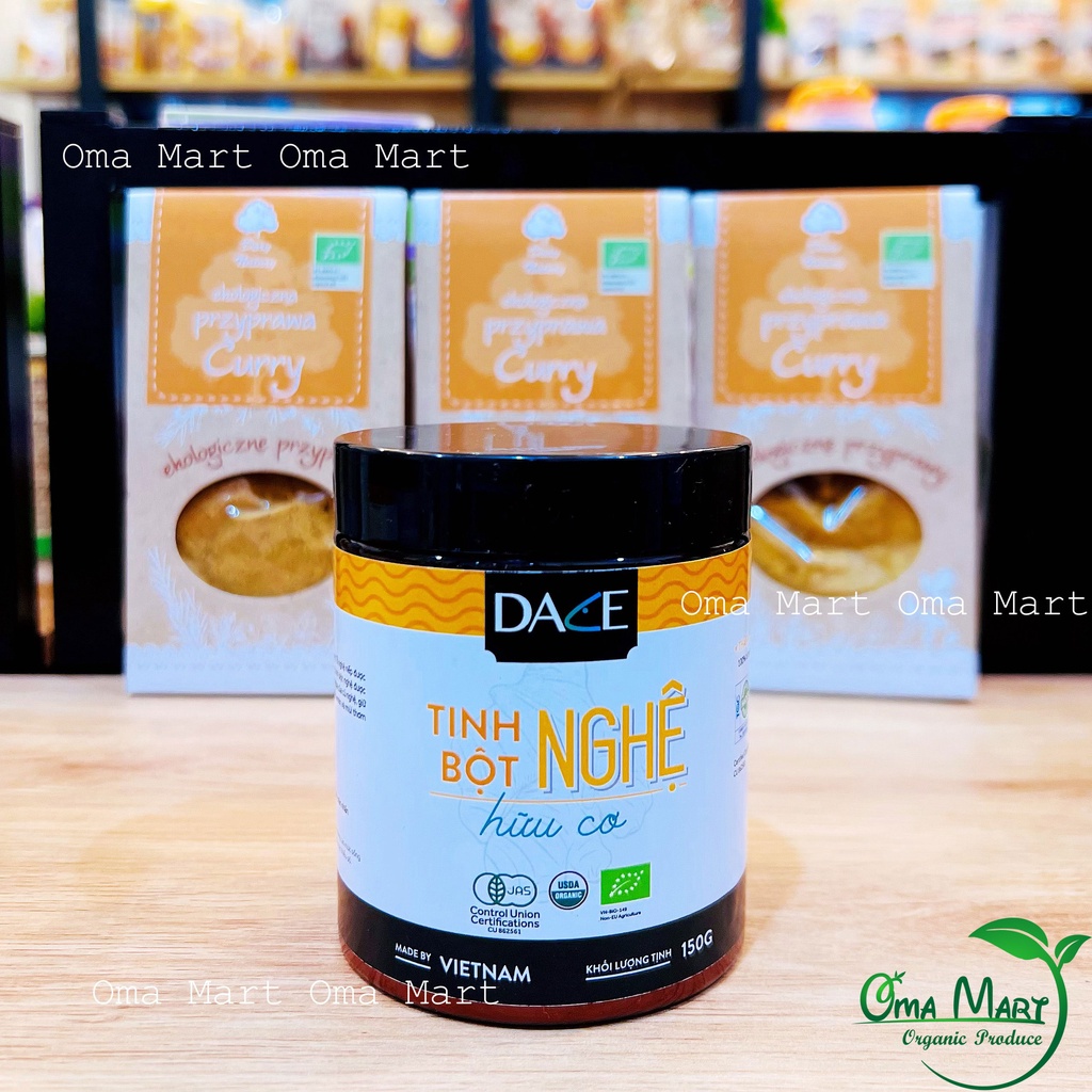 Tinh bột nghệ hữu cơ Dace 150g