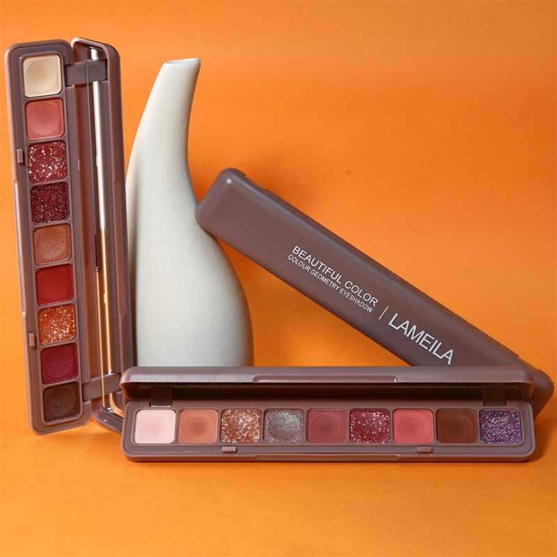Bảng phấn màu mắt dài 9 ô màu Lameila Beautiful Color LBC8 | BigBuy360 - bigbuy360.vn