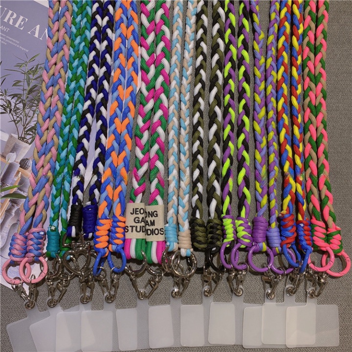 Dây đeo điện thoại dài 130cm dây đeo thẻ đeo cổ chống rơi thất lạc giữ điện thoại nhiều màu sắc phong cách