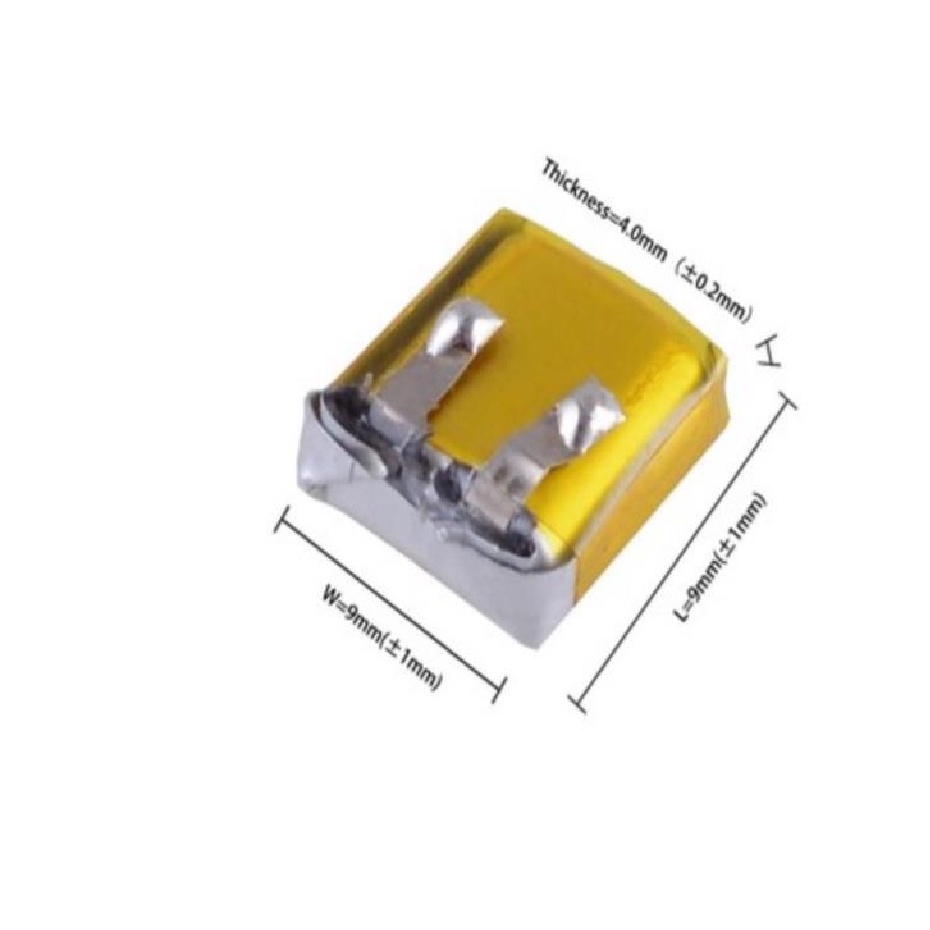 Pin sạc lithium polymer 3.7v 30mah 401012 dùng cho tai nghe bluetooth
