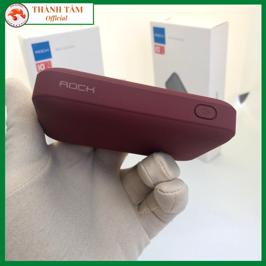 Sạc Pin Dự Phòng Rock 10.000mah Chính Hãng, Siêu Nhỏ Siêu Xinh - Sạc Nhanh - Siêu Bền | BigBuy360 - bigbuy360.vn