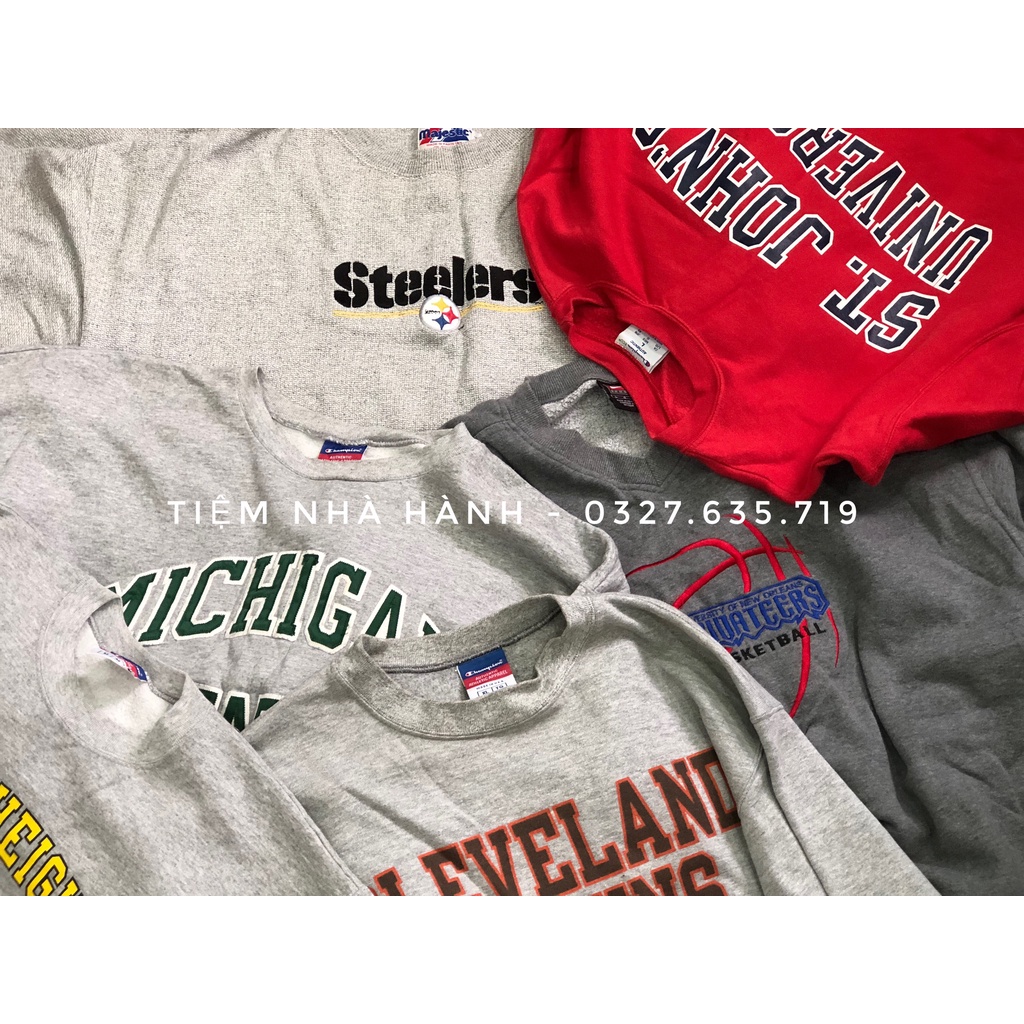 Áo sweater mỹ 2hand dày dặn, hiệu hàng size lớn form to có sẵn tự chọn