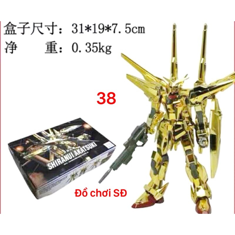 Đồ chơi lắp ráp gundam 38 - vàng
