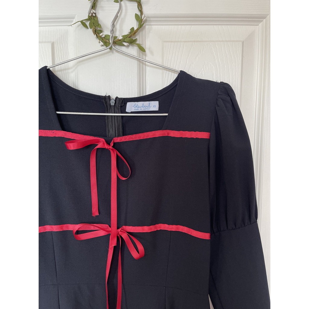 Váy thắt nơ Hina dress của Bleubird