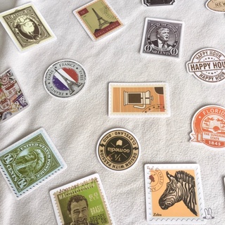 Set Sticker Phong Cách Retro Cổ Điển Loại Xịn | Shopee Việt Nam