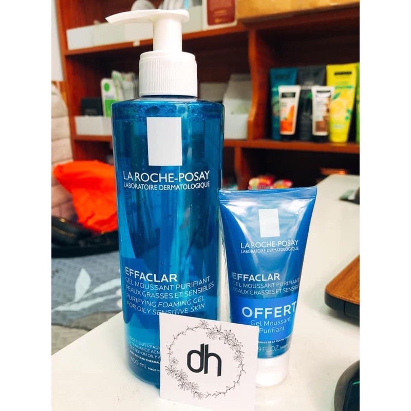 Gel rửa mặt tạo bọt cho da dầu nhạy cảm La Roche-Posay 400ml