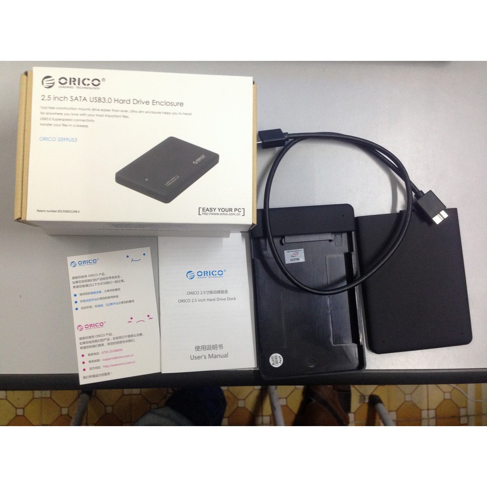 HDD Box 2.5" Sata USB 3.0 Orico 2577US3 | BigBuy360 - bigbuy360.vn