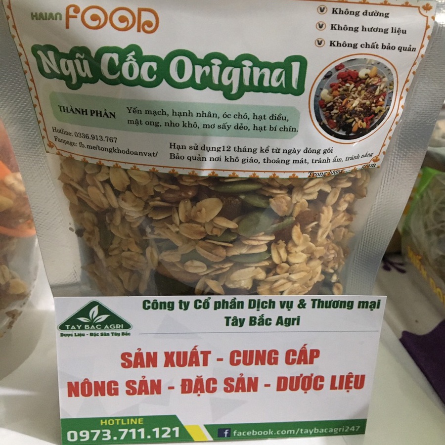 Ngũ Cốc Granola Hộp 500Gram 100% Hạt -  Hạt Dinh Dưỡng Mix 500Gr Ngon Ngậy Tốt Cho Sức Khỏe, Người Ăn Kiêng, Bà Bầu