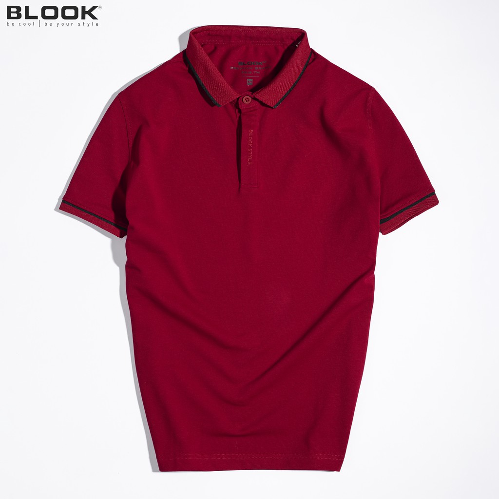 Áo polo nam slimfit BLOOK chất vải thun cá sấu cotton co giãn mã 33369 (HÌNH THẬT) | BigBuy360 - bigbuy360.vn