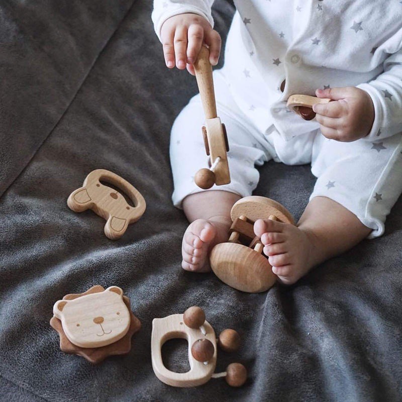 SET ĐỒ CHƠI GỖ 6 MÓN GORYEO BABY CHO BÉ