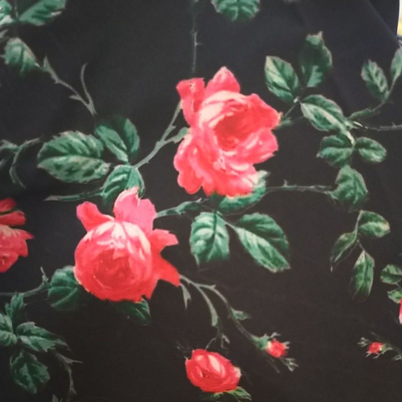 Áo dài lụa hoa nhí-sp mới