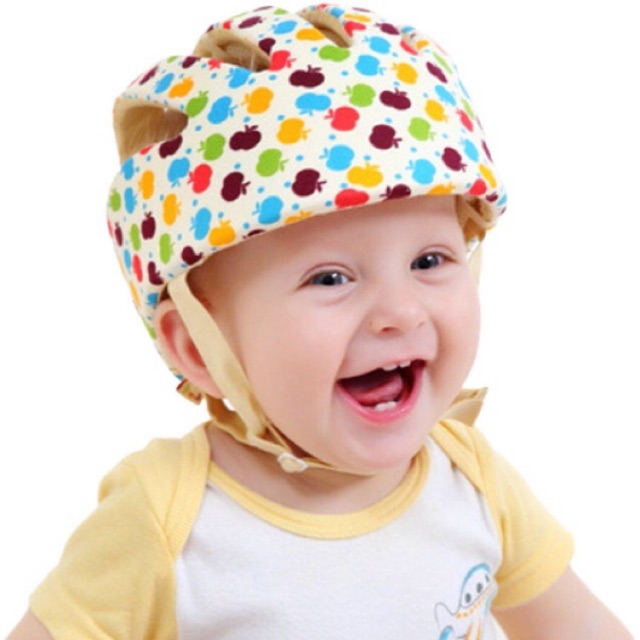 Nón tập đi, tập bò cho bé 0-3 Tuổi ( Mũ bảo Vệ Đầu Siêu Nhẹ An Toàn Cho Trẻ Tập Bò, Tập Đi, Ngồi Xe Máy)