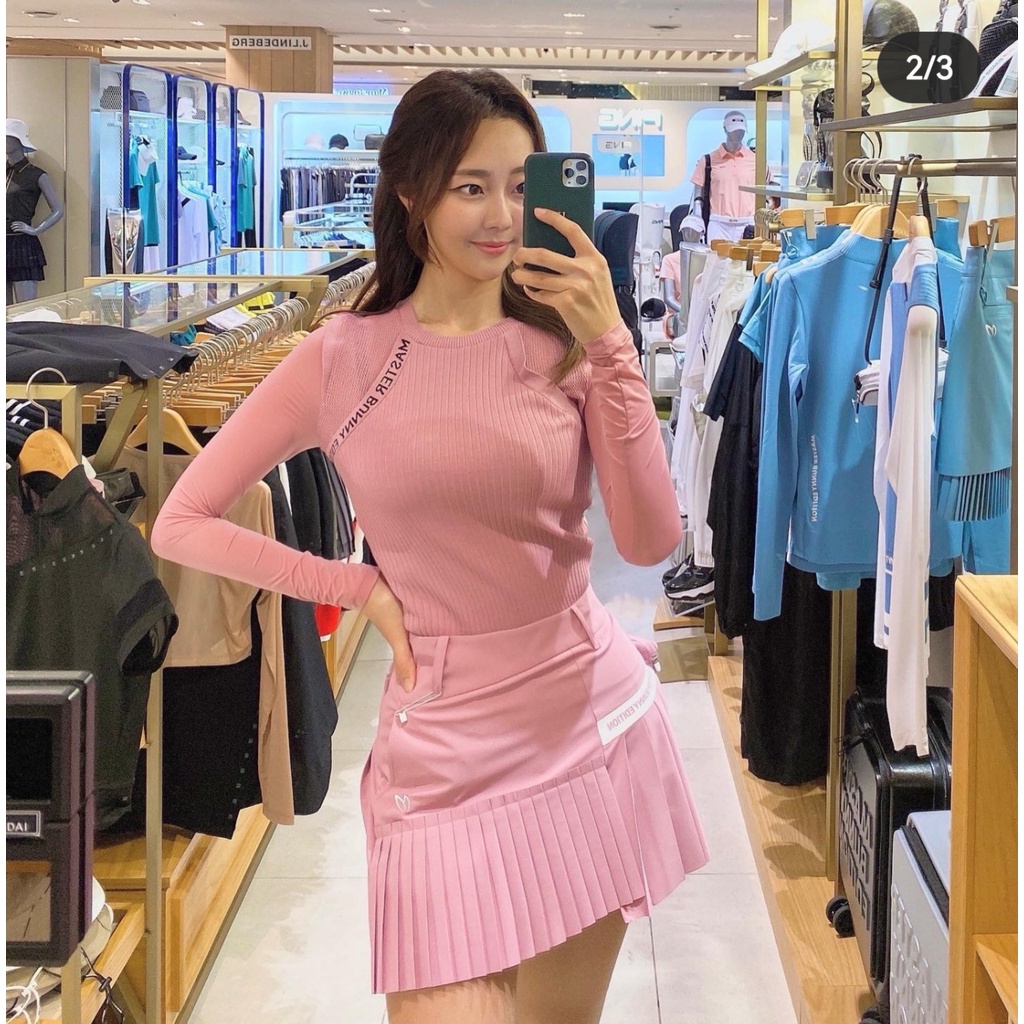 Set chân váy và áo golf nữ cao cấp MBE hàng cao cấp co giãn 4 chiều vải siêu nhẹ