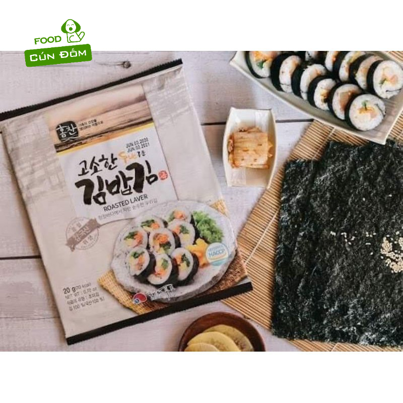 Lá rong biển cuộn cơm 10 lá