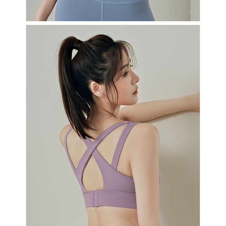 Fit.her Áo Ngực Thể Thao Hai Dây Có Đệm Nâng Ngực Tháo Rời Được