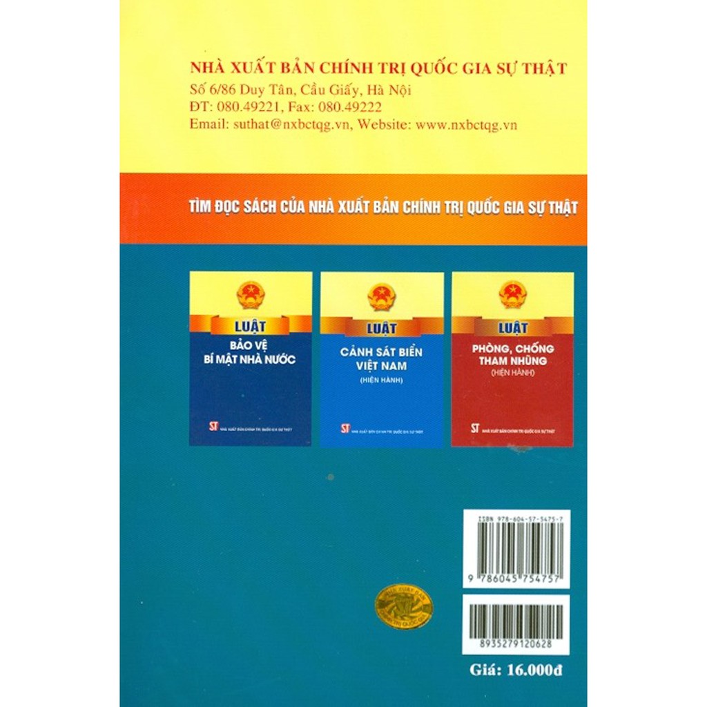 Sách - Luật Công An Nhân Dân (Hiện Hành) | BigBuy360 - bigbuy360.vn