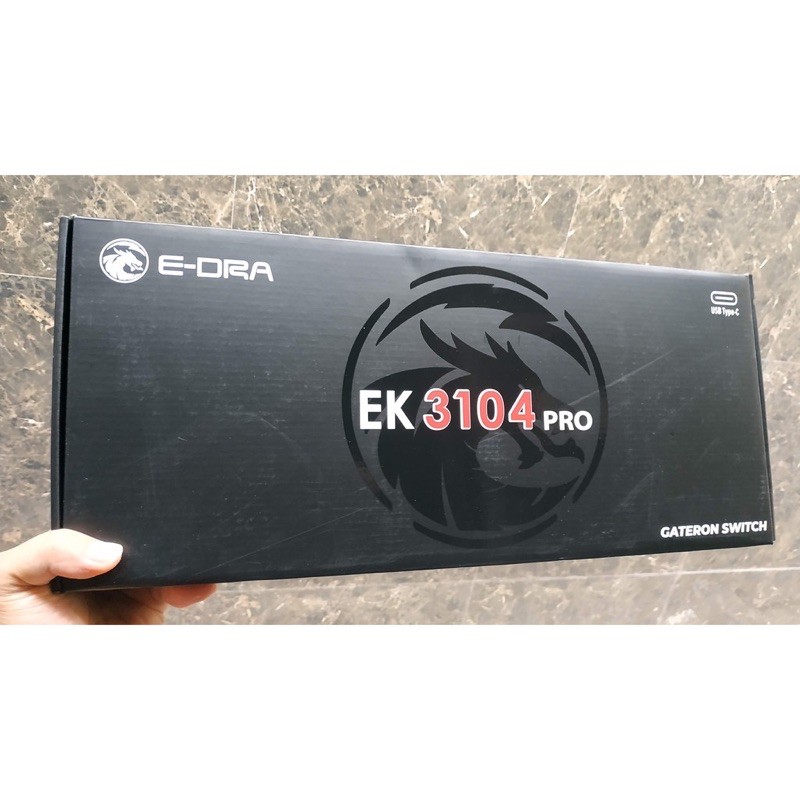 Bàn phím cơ Edra EK-3104 Pro Gateron