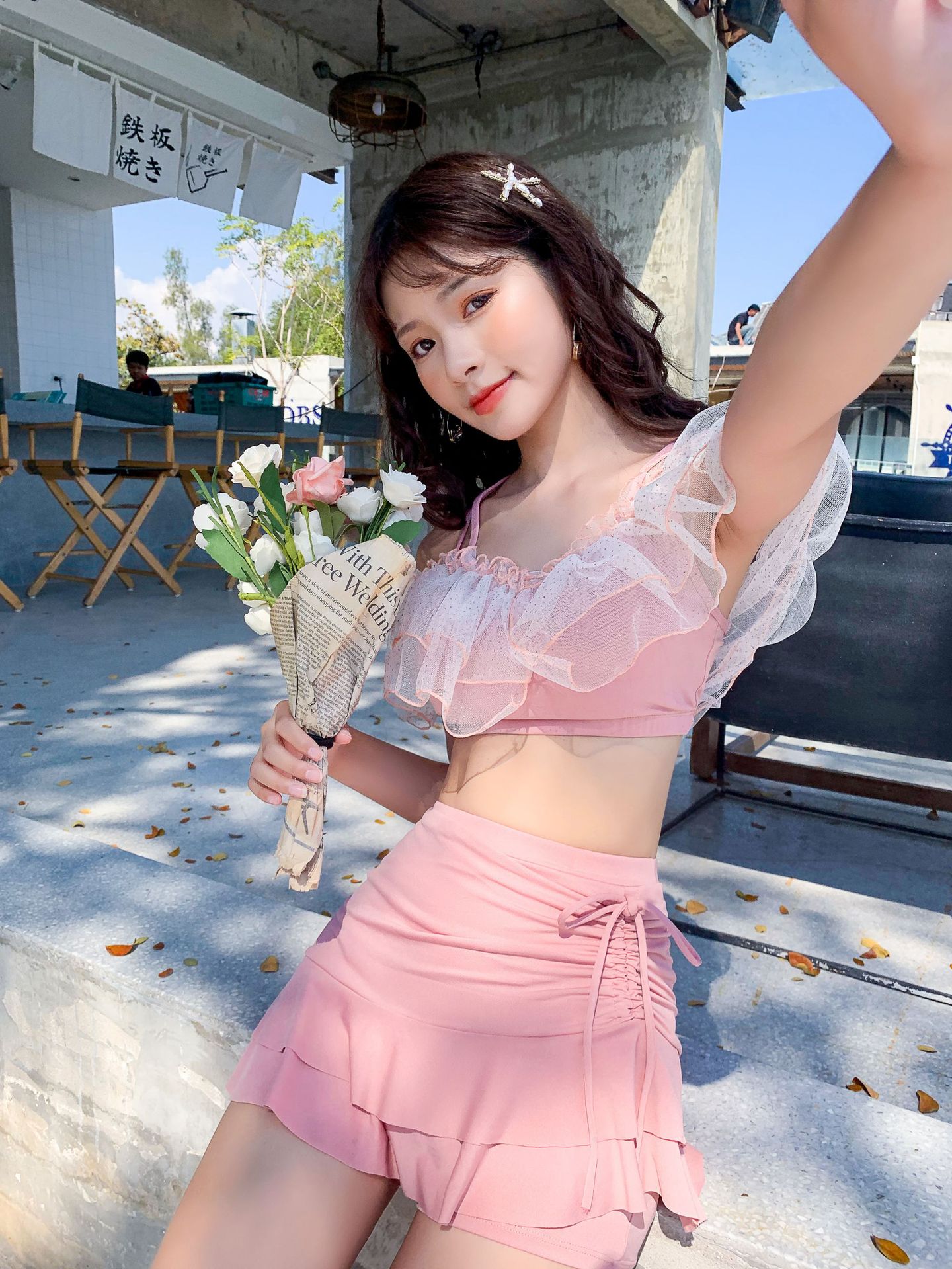 Bộ Đồ Bơi 2 Mảnh Lưng Cao Co Giãn Gợi Cảm Cho Nữ | BigBuy360 - bigbuy360.vn