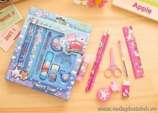 Bộ dụng cụ học tập cho bé 9 món
