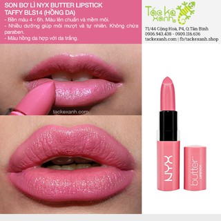 Son Dưỡng Có Màu NYX Butter - Taffy BLS14