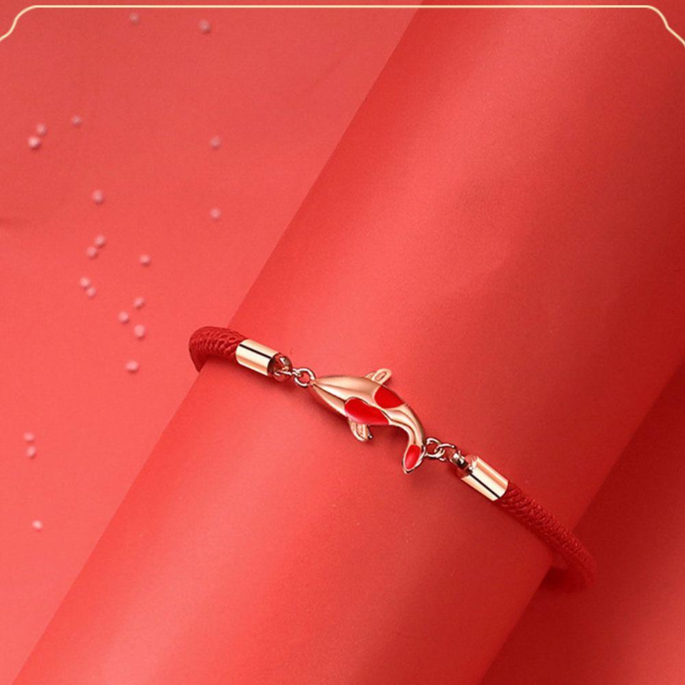 Mxgoods Vòng Cổ Dây Bện Hình Cá Koi Thanh Lịch Cổ Điển Sang Trọng Cho Nữ