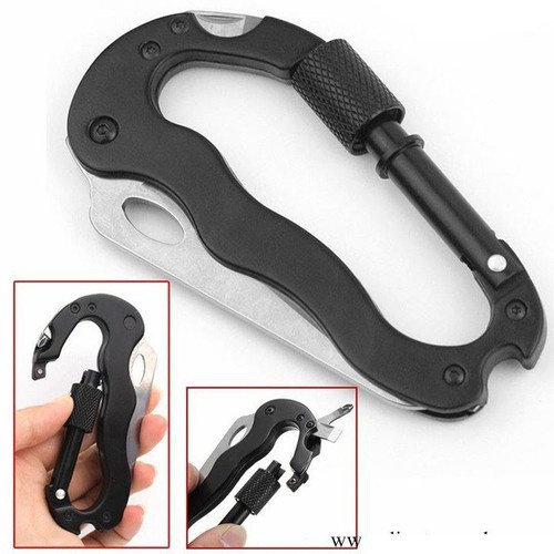 Móc Khóa Đa Năng 5in1, Móc Khóa Kiêm Dao - Tô Vít -  Đi Phượt - Cao Cấp - Không Gỉ - Loại Cao cấp Nhất