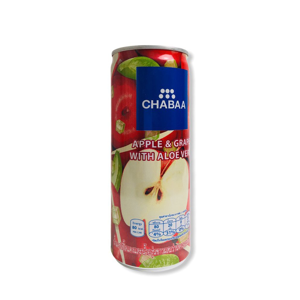 Nước ép táo Chabaa 230ml nước ép trái cây Thái Lan