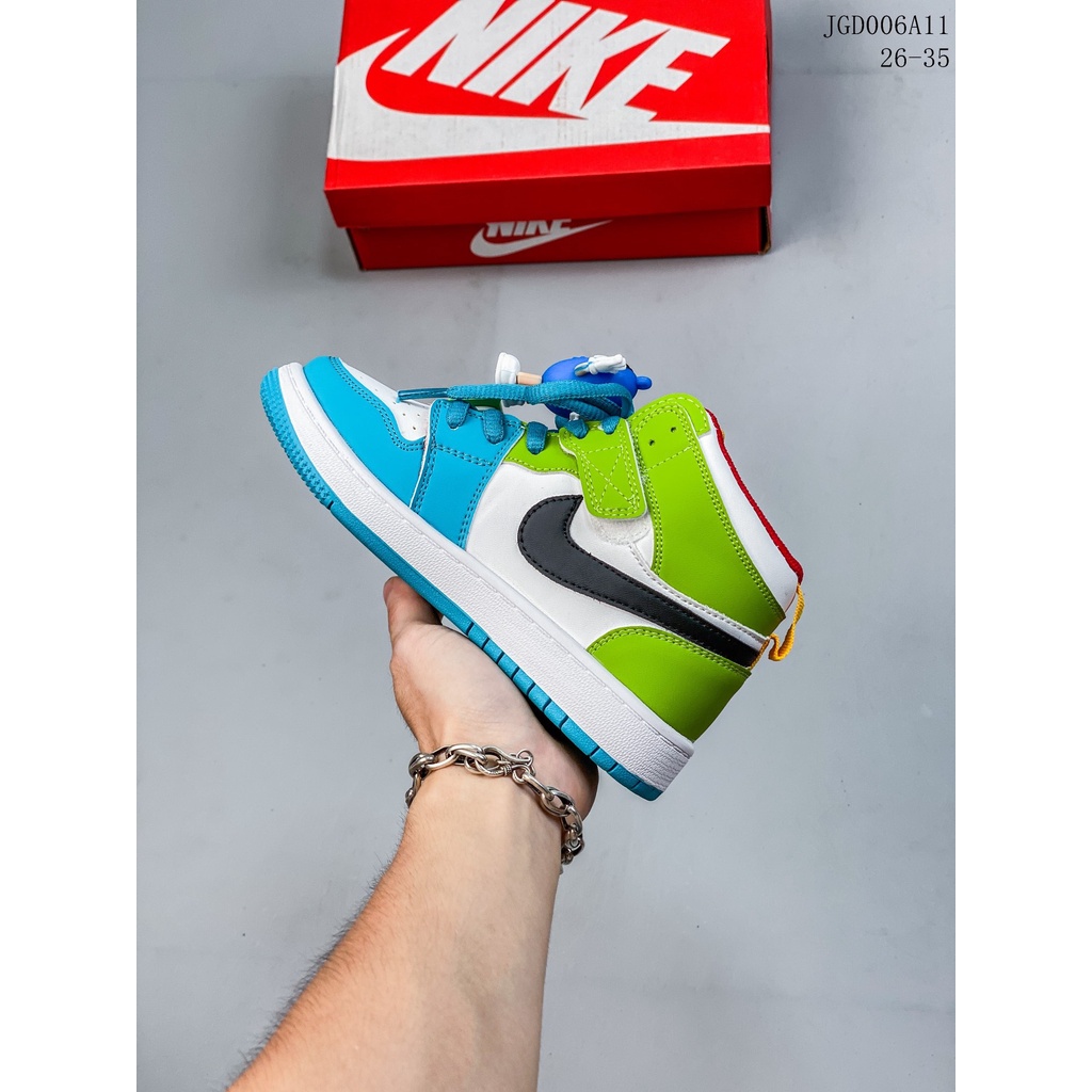 Giày Thể Thao Chơi Bóng Rổ Nike AIR JORDAN AJ1 293Nike Thời Trang Cho Bé Trai