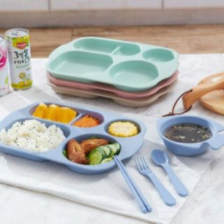 Khay ăn dặm làm từ lúa mạch