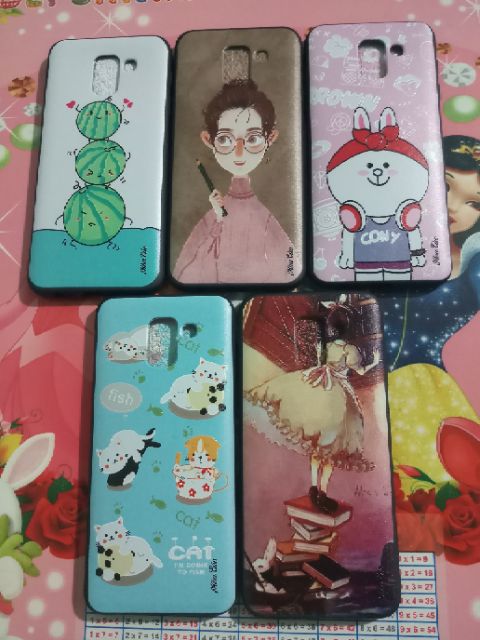 Ốp in hình kute cho Samsung A6 plus 2018 ( không chọn mẫu )