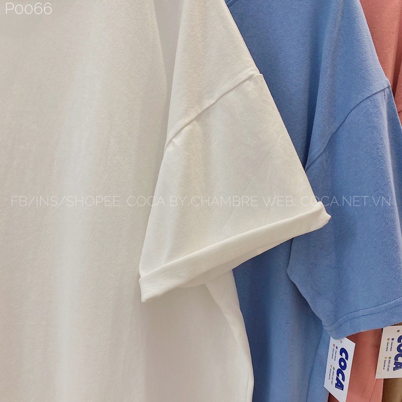 [P0066]🌈 Áo thun áo phông trơn form rộng tay lỡ unisex vải dày hàng loại 1 (Có sẵn/ảnh thật) | BigBuy360 - bigbuy360.vn