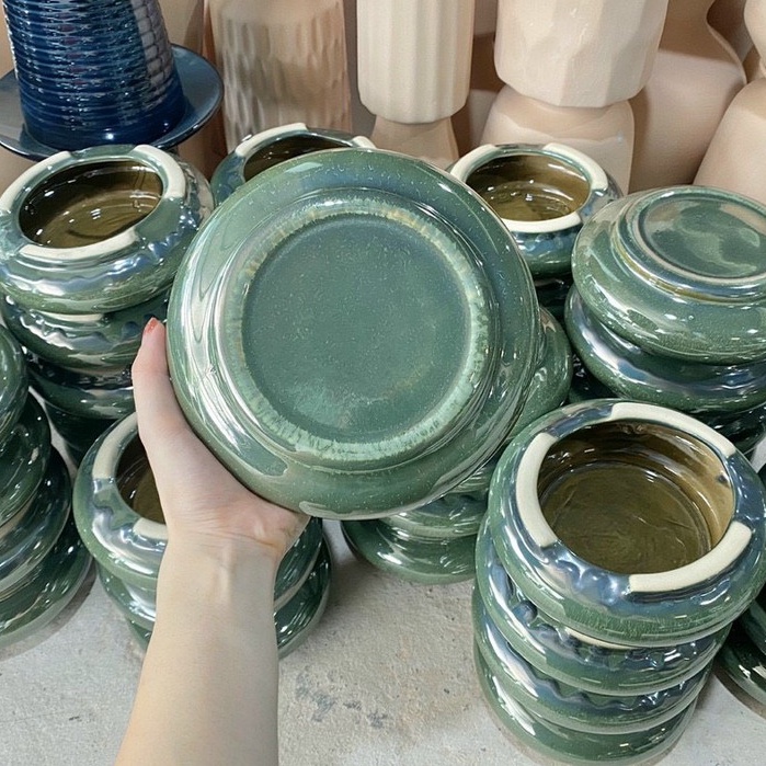 Chân Kỷ - Đế Bát Thả Hoa - Minh Đường Tụ Thủy - Bát Tắm Phật - Đồ Phong Thủy - Gốm Sứ Bát Tràng Cao Cấp