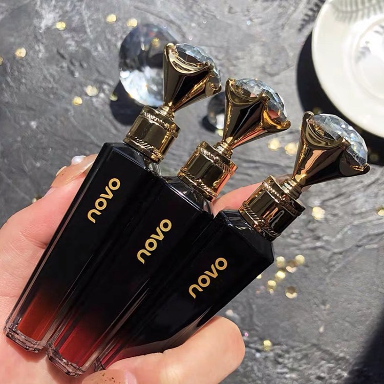 Son Kim Cương  NOVO Chống Thấm Nước Lâu Trôi Mịn Như Nhung Vỏ Hình Kim Cương Đen Lấp Lánh | BigBuy360 - bigbuy360.vn