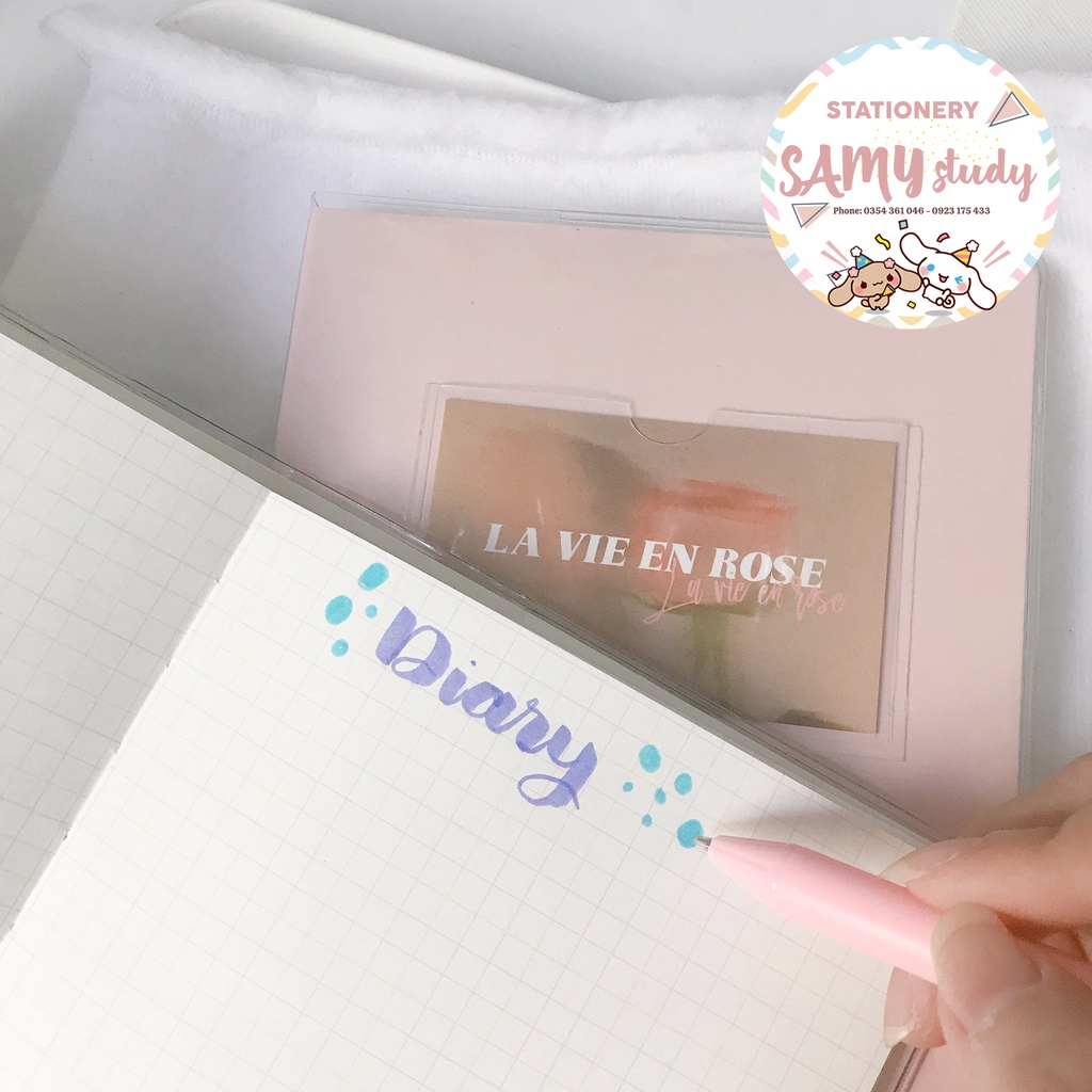 SỔ CARO NOTE FOR DIARY SIZE A5 100GSM 80 TỜ (160 TRANG) CUTE DÙNG LÀM LƯU BÚT PLANNER BULLET JOURNAL