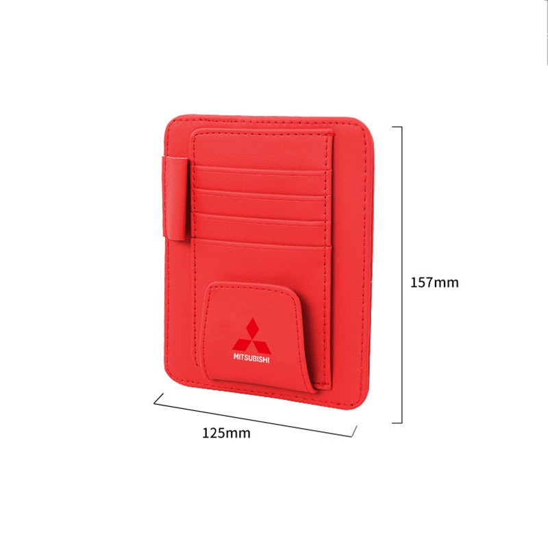 Túi Đựng Mắt Kính Gắn Tấm Che Nắng Xe Hơi Mitsubishi Xpander Triton Lancer Evo Asx Mirage Outlander Grandis Pajero Attrage