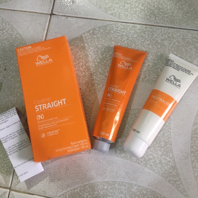 Thuốc duỗi tóc suôn mượt Wella Straight It 100mlx2 ( New 2019)