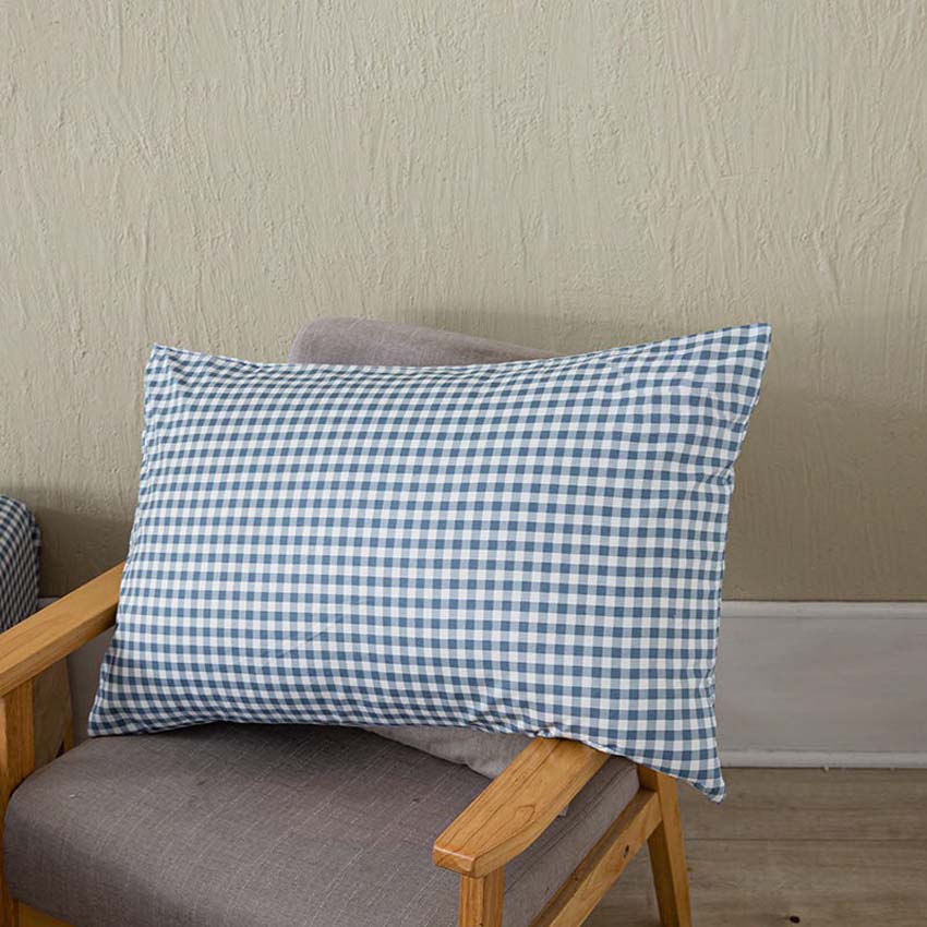 Bộ Ga Giường Cotton tici kẻ LIDACO cotton hoạt tính decor phòng ngủ vintage | BigBuy360 - bigbuy360.vn