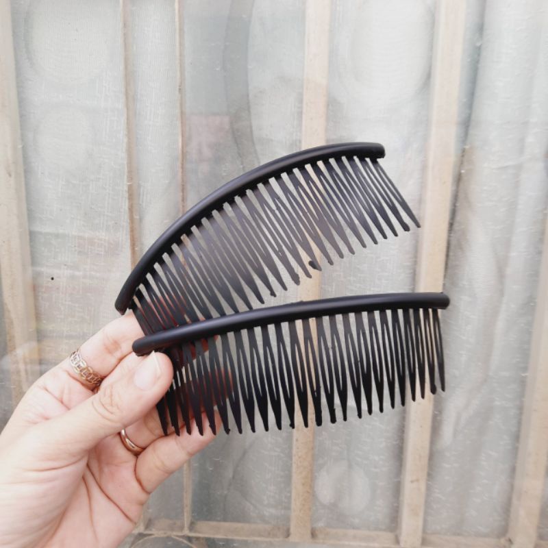 Lược cài tóc trơn mà đen nhám mã 024 (13cm)