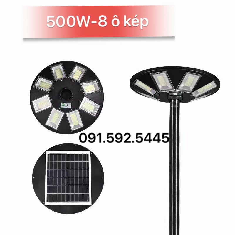 Đèn Năng Lượng Mặt Trời Sân Vườn,Công Viên UFO Siêu Sáng Chống Nước. Đèn Sáng Liên Tục