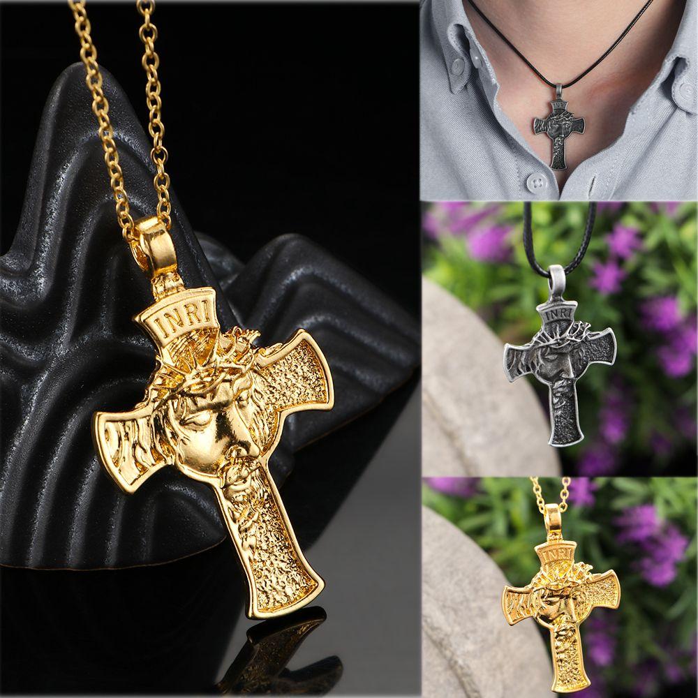 LAY Vòng Cổ Choker Mặt Thánh Giá Phong Cách Retro